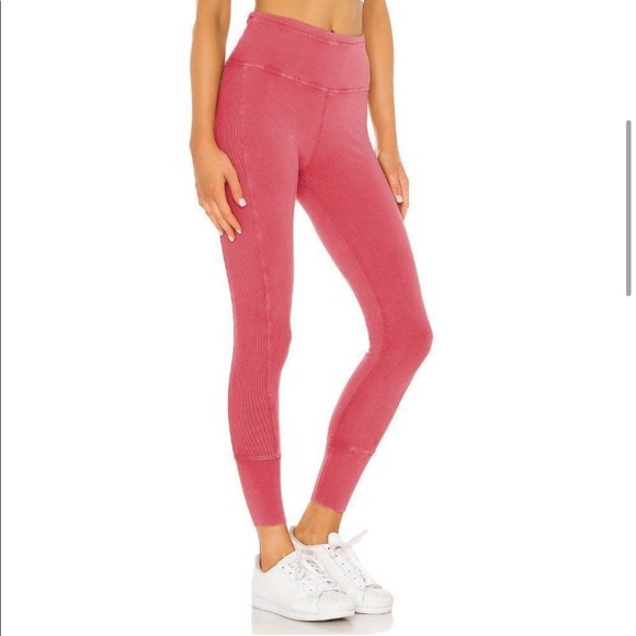 Free People Hot Shot Leggings Snapdragon Pink - Picture 2 of 8